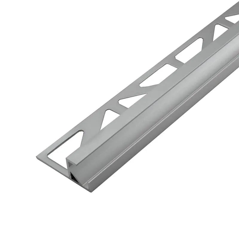 45° Corenr Aluminum LED Tile Profile ANOD.（Grey）