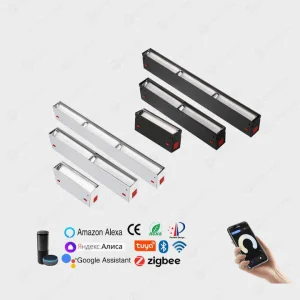 6063 Aluminum Lighting Track System 35mm Black/White 8W/16W LED