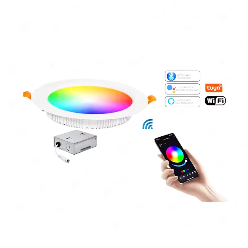 Indoor 6 Inch Cct Dimmable Rgb Spot Down Light 16W
