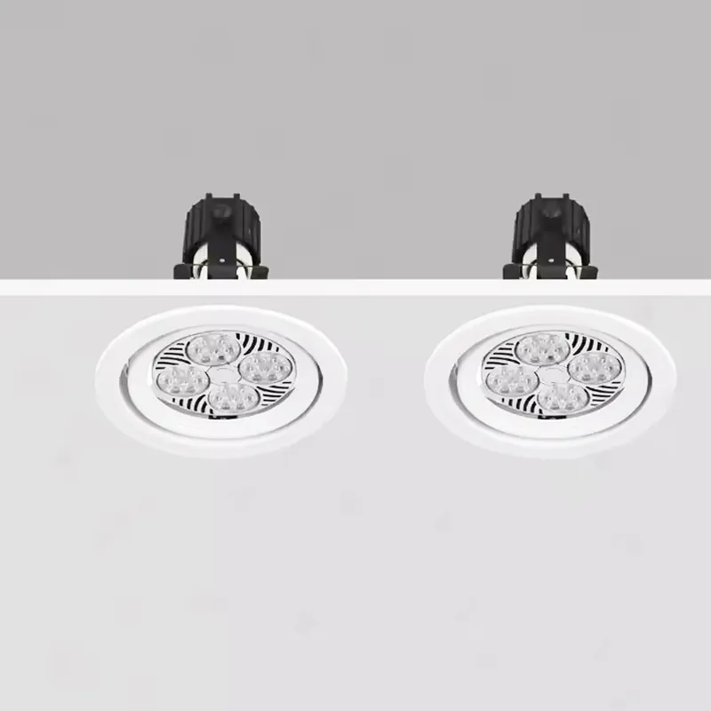 Modern Led Ceiling Lights Round Fixture Adjustable Led Spotlight