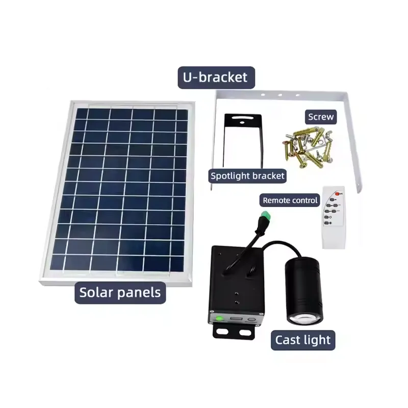Power Panel Lights System Dimmable Integrated LED Solar Street Light