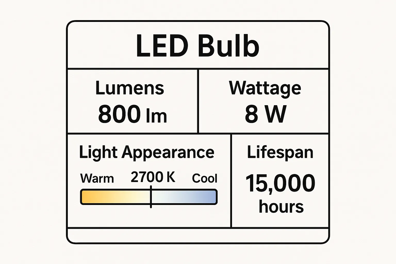 How to Read LED Bulb Labels