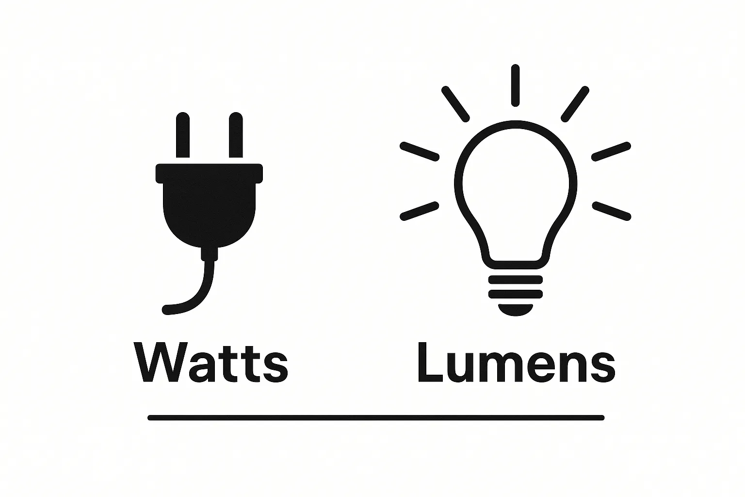 LED Watts vs Lumens