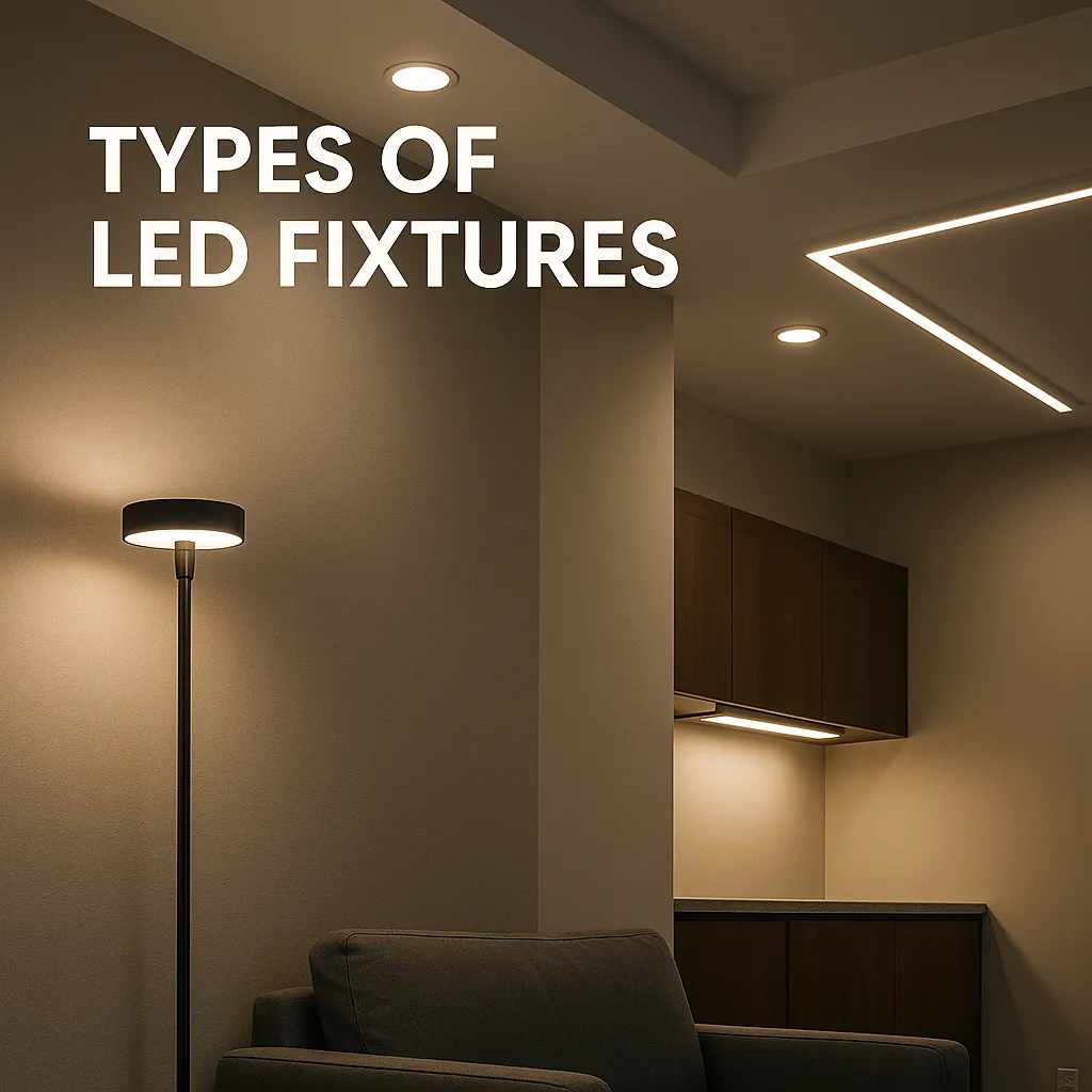 Types of LED Fixtures Application 00