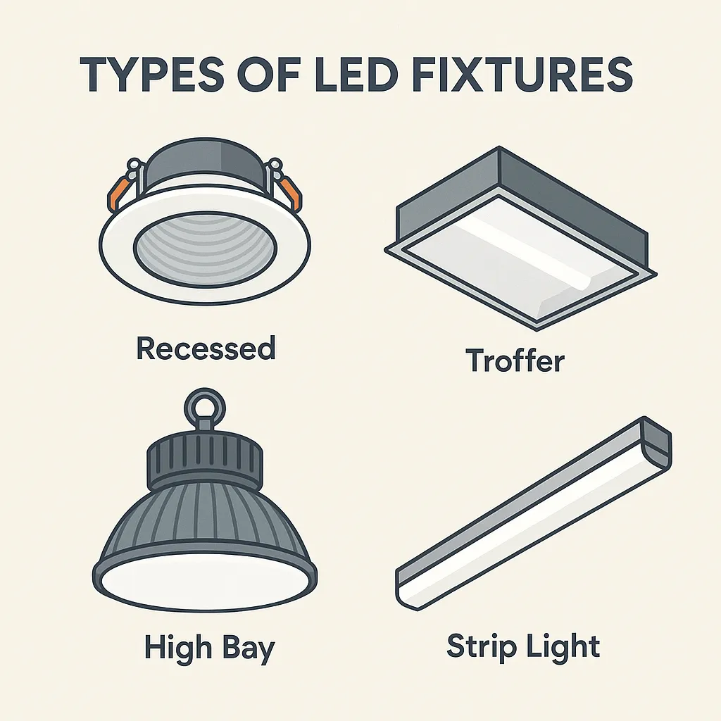 Types of LED Fixtures Application 03