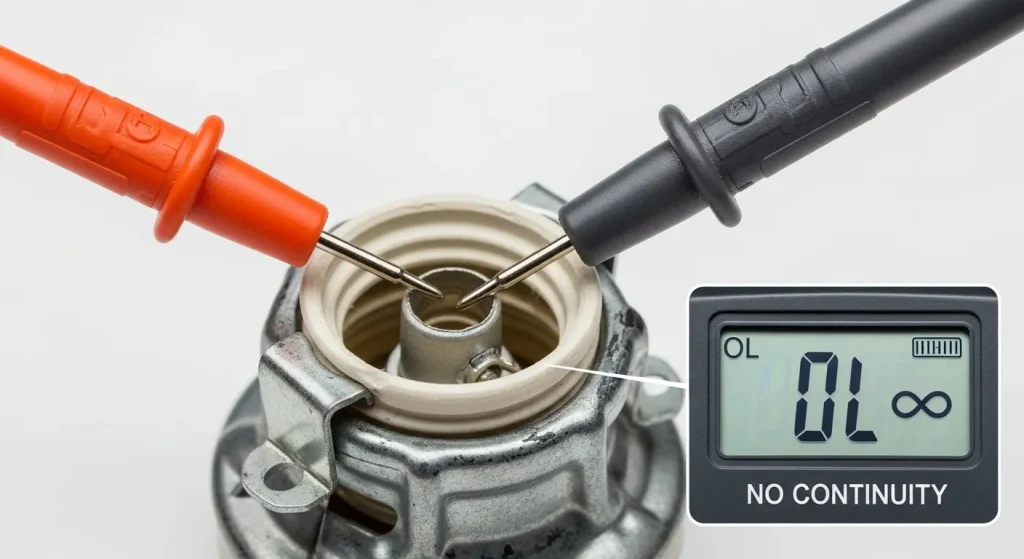 Using a Multimeter for non-shunted tombstone