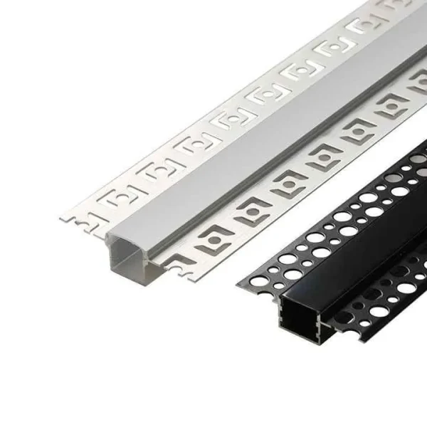 6063 Aluminum LED Plasterboard Profile for Ceiling Linear Lighting