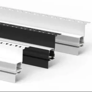 6063 Aluminum Plaster In LED Profile for Recessed Lighting