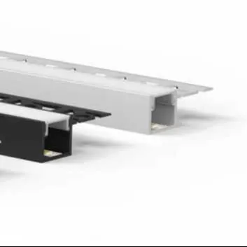 6063 Aluminum Plaster In LED Profile for Recessed Lighting