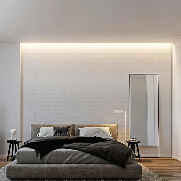 6063 Aluminum Plaster In LED Strip Profile for Recessed Lighting