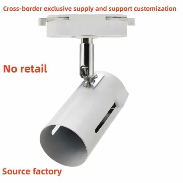6063 Aluminum Retail Track Lighting GU10 Spotlight