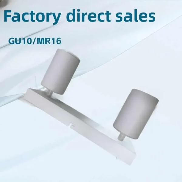 Aluminum GU10 Track Lighting for Retail Stores ETL Listed 304