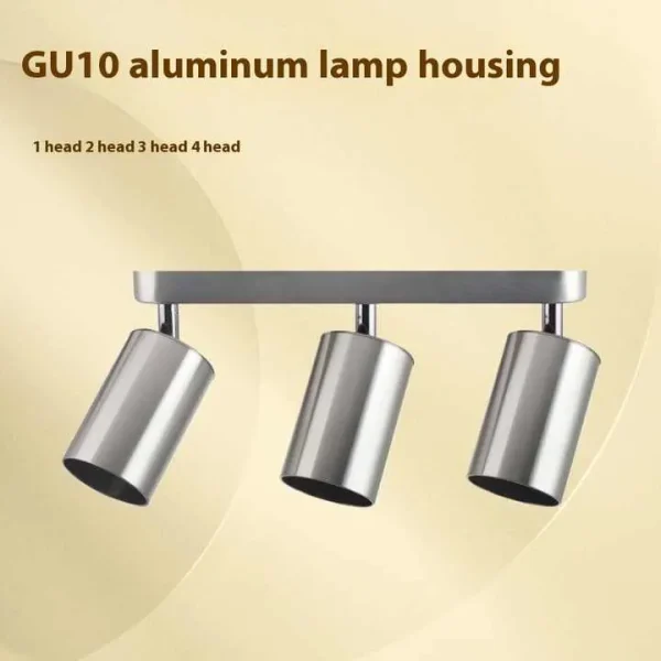 Best Track Lighting for Retail Stores: GU10 LED 6063 Alum