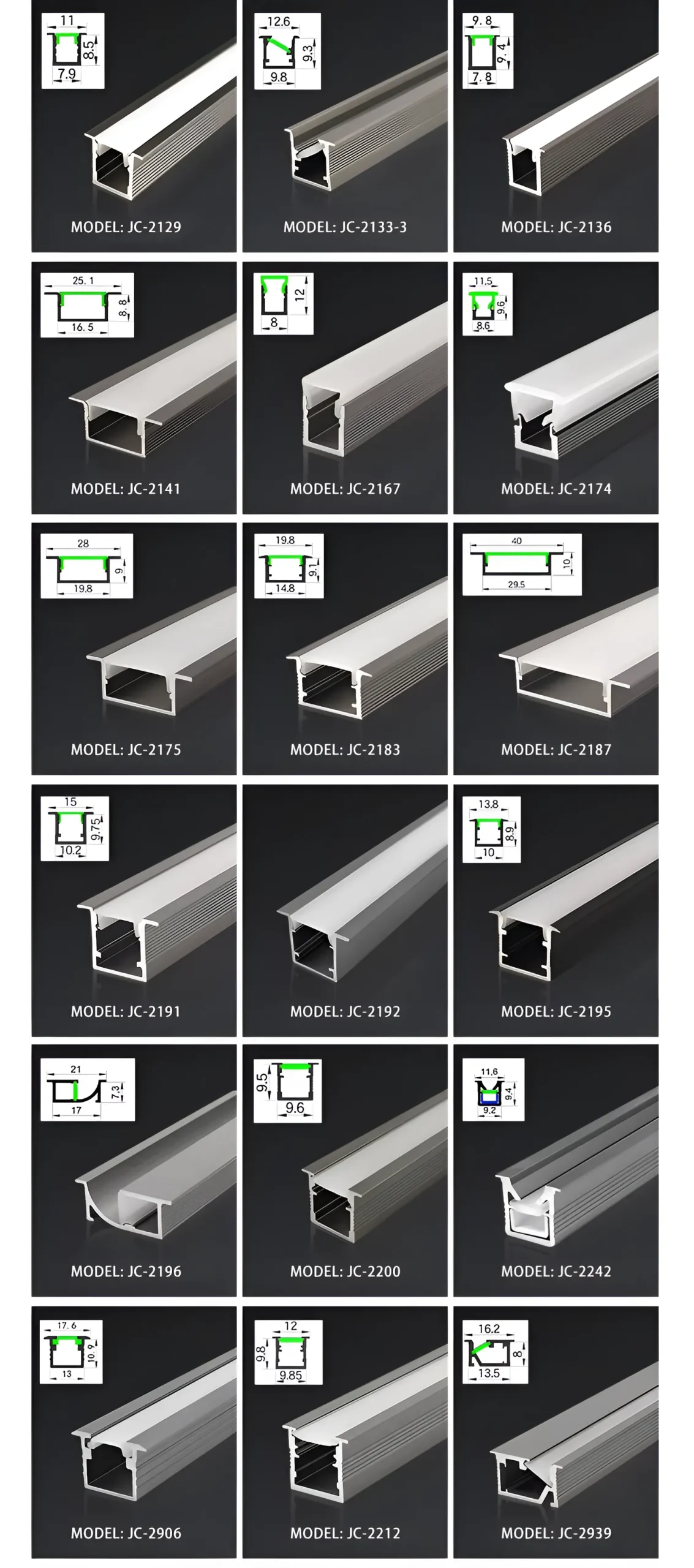 Case_Aluminum_LED_Recessed_Profile_(W10x8mm)_004 Case_Aluminum LED Recessed Profile (W10x8mm)_004