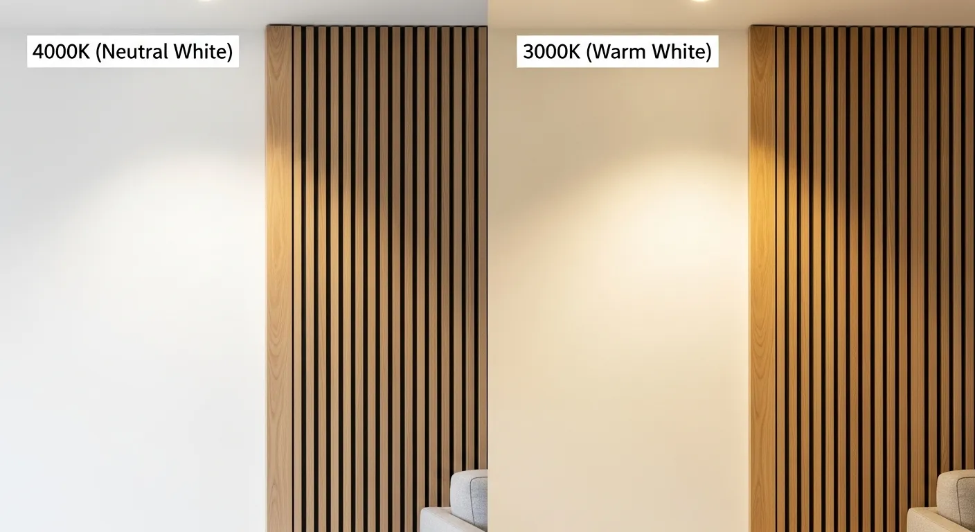 Color Temperature for Wood Surfaces