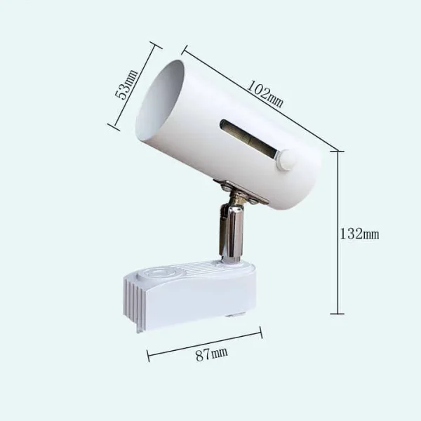 Commercial Track Lighting Fixtures: GU10 Track Spotlight 6063 Aluminum