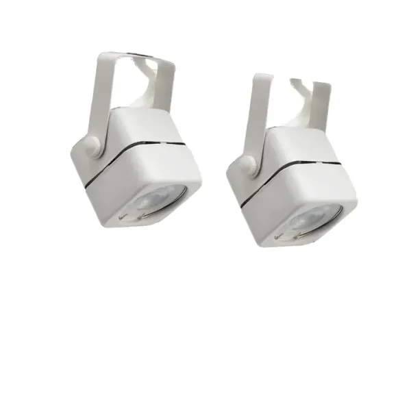 GU10 LED Track Lighting for Studio, 6063 Aluminum, Surface Mount