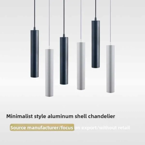 Industrial Track Lighting GU10 Aluminum Black 6063 Black 35W