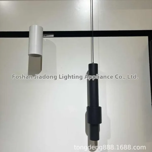 Industrial Track Lighting GU10 Aluminum Black 6063 Black 35W