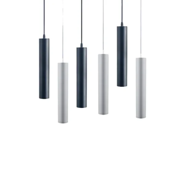 Industrial Track Lighting GU10 Aluminum Black 6063 Black 35W