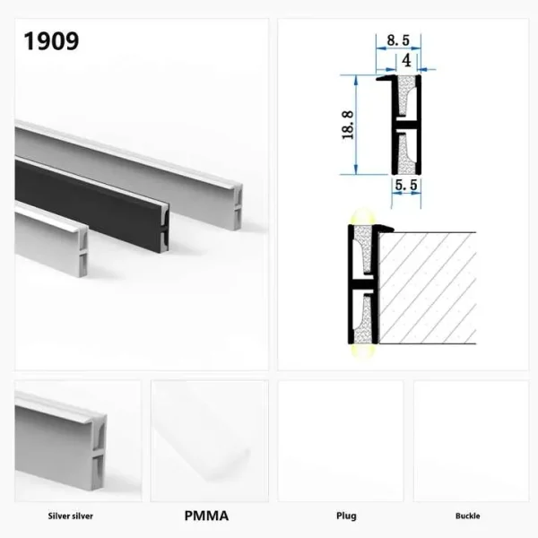 LED Lights in Bedroom Ceiling: 6063 Aluminum Profile