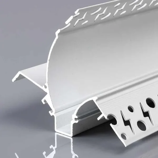 LED Tape Ceiling Profile 6063 Aluminum Recessed Plaster-in