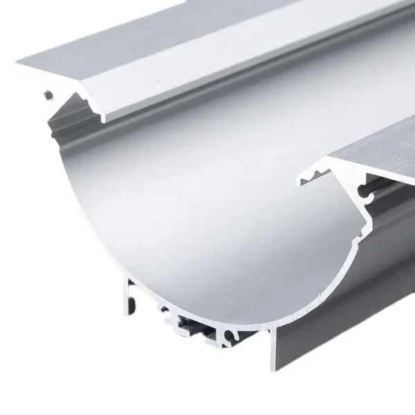 LED Tape Ceiling Profile 6063 Aluminum Recessed Plaster-in