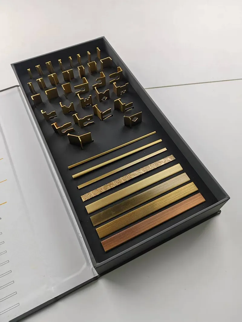 Brass Trim Sample Box